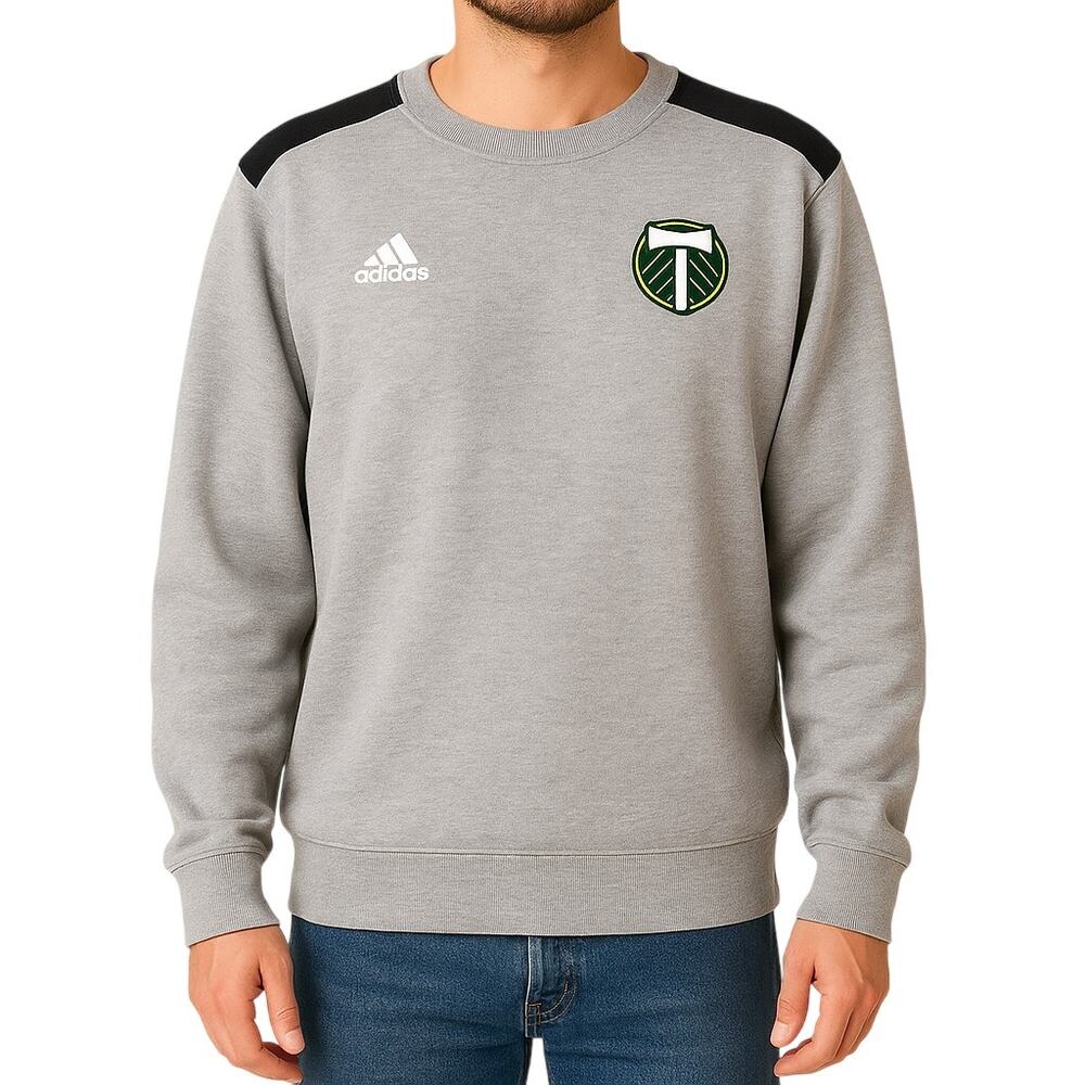 Adidas MLS Portland Timbers Men’s 2XL Sweatshirt Gray Crewneck